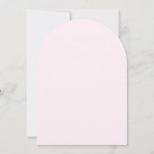 Invitation Elegant Pink Bow Girly Baby Shower Arch (Dos)