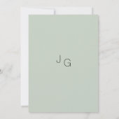 Invitation Elegant pink burgundy watercolor floral RSVP (Dos)