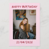 Invitation Elegant Pink Cheers to Thirty Cocktail 30 Birthday (Dos)