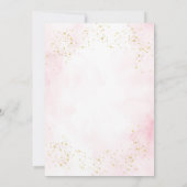 Invitation Elegant Pink Princess Birthday Carriage Flowers (Dos)