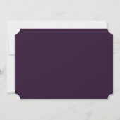 Invitation Elegant Purple Botanical Christmas Holiday Party (Dos)