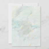 Invitation Élégant Purple Floral Mint Green 60e anniversaire (Dos)