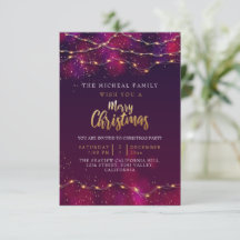 Élégant Purple Neon personnalisé Holly cadeau de N