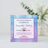 Invitation Élégant, quel que soit l'âge anniversaire (Debout devant)