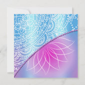 Invitation Élégant, quel que soit l'âge anniversaire (Dos)