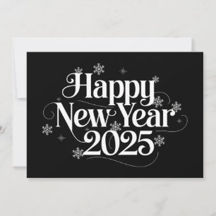 Invitation Élégant qui Bonne année 2025