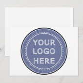 Invitation Élégant, Raffiné, & Personnalisé (Devant / Derrière)