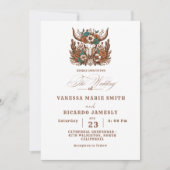 Invitation Élégant Ranch Western Country Cowboy Mariage (Devant)