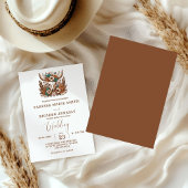 Invitation Élégant Ranch Western Country Cowboy Mariage