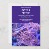 Invitation Elégant récifs coralliens de la Marine Mariage côt (Devant)