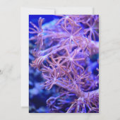 Invitation Elégant récifs coralliens de la Marine Mariage côt (Dos)