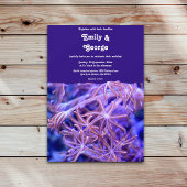 Invitation Elégant récifs coralliens de la Marine Mariage côt