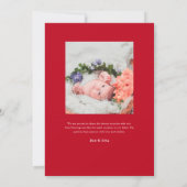 Invitation Elégant Red Egg et Ginger Party (Dos)