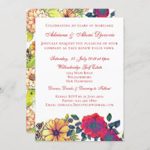 Élégant Renouvellement de Vœux de Mariage Aquarell