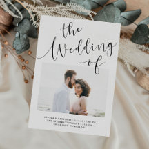 Élégant roman | Minimaliste à deux Mariage photo