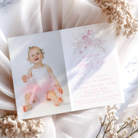 Élégant Rose Fantaisie Un | Photo 1er Anniversaire