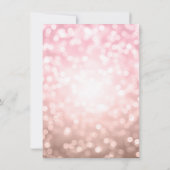 Invitation Élégant Rose Gold Blush Sweet 16 (Dos)