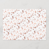 Invitation Élégant Rose Gold Graduate Photo Party (Dos)