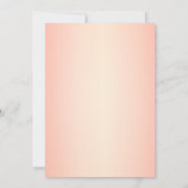 Invitation Elégant Rose Gold Paris Night Theme Quinceanera (Dos)