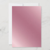 Invitation Élégant Rose Gold Rackets Girls Pink Party (Dos)