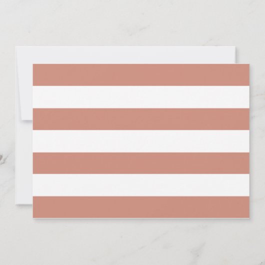 Invitation Élégant Rose Gold Script Wedding Enregistrer La Da (Dos)