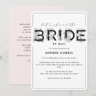 Invitation Élégant rose pâle Floral par Fête des mariées post