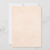 Invitation Elégant Rose Peach Nous Faisons Toujours Mariage V (Dos)