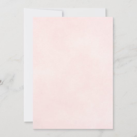 Invitation Elégant Rose Rose Nous Faisons Toujours Mariage Vo (Dos)