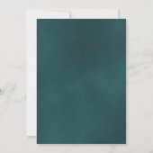 Invitation Elégant Rose Turquoise Nous Faisons Toujours Maria (Dos)