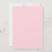 Invitation Elégant rose vif or floral Quinceañera 15e (Dos)