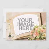 Invitation Élégant RSVP pour chandelles personnalisées (Devant)