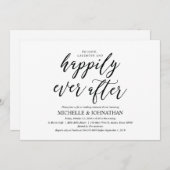 Invitation Élégant Rustic Mariage Dîner de répétition Invitat (Devant / Derrière)