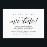 Invitation Élégant Rustic Mariage Dîner de répétition Invitat<br><div class="desc">Planifier un dîner de répétition mariage avec la future mariée et la future Groom,  avant leur grande journée? Invitation les invités avec cette élégante carte de Mariage de répétition Kraft rustique. Ajoutez les détails de votre dîner de répétition dans la police noire correspondante / lettrage. #TeeshaDerrick</div>