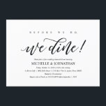 Invitation Élégant Rustic Mariage Dîner de répétition Invitat<br><div class="desc">Planifier un dîner de répétition mariage avec la future mariée et la future Groom,  avant leur grande journée? Invitation les invités avec cette élégante carte de Mariage de répétition Kraft rustique. Ajoutez les détails de votre dîner de répétition dans la police noire correspondante / lettrage. #TeeshaDerrick</div>
