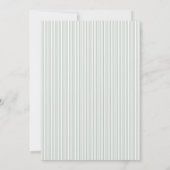 Invitation Elegant Sage Green Calligraphy Baptism (Dos)