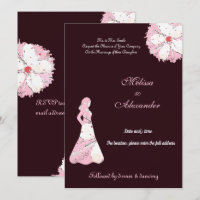 Élégant sakura noir floral chic silhouette rose