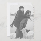 Invitation Elegant Scalloped Edge White Lace Wedding (Dos)