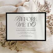 Invitation Élégant Script Avant Le Dîner De Répétition