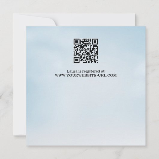 Invitation Elegant Script Beach Bridal Shower (Dos)