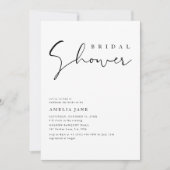 Invitation Élégant Script Budget Mariage Fête des mariées pho (Devant)