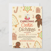 Invitation Élégant Script Christmas Cookie Exchange Party (Devant)