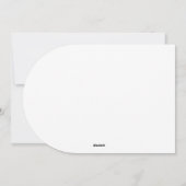 Invitation élégant script d'or noir goutte parties scintillan (Dos)