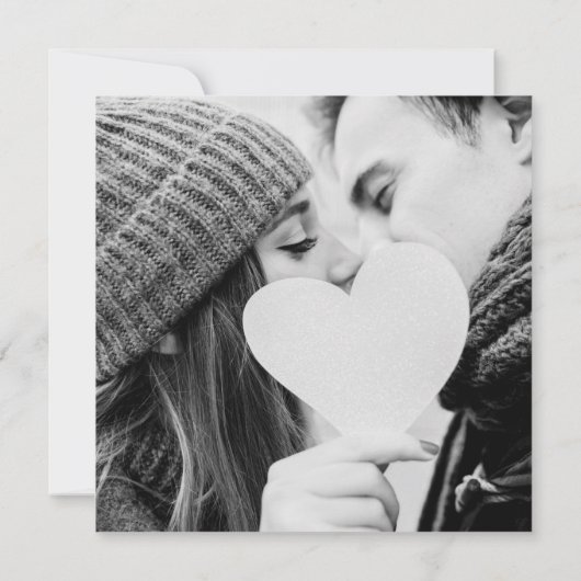 Invitation Élégant Script Emerald Green Mariage photo (Dos)