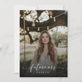 Invitation Elégant Script Future Mme Fête des mariées Photo (Devant)