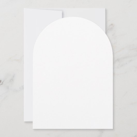 Invitation Elégant Script Gold Bordure Mariage Arch (Dos)