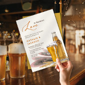 Invitation Élégant Script Love est brasser Couples Douche