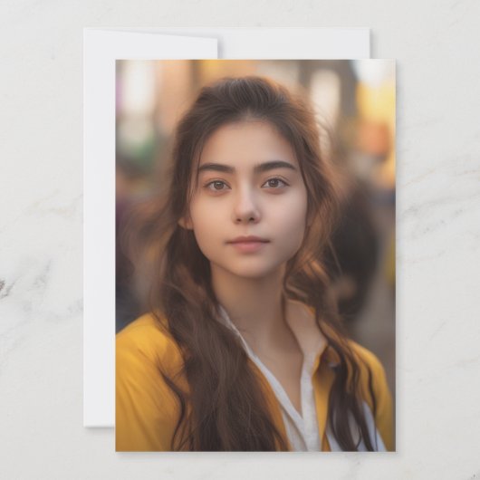 Invitation Élégant Script moderne Lycée Photo Graduation (Dos)