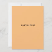 Invitation Élégant script Parties scintillant or Accent Mari (Dos)