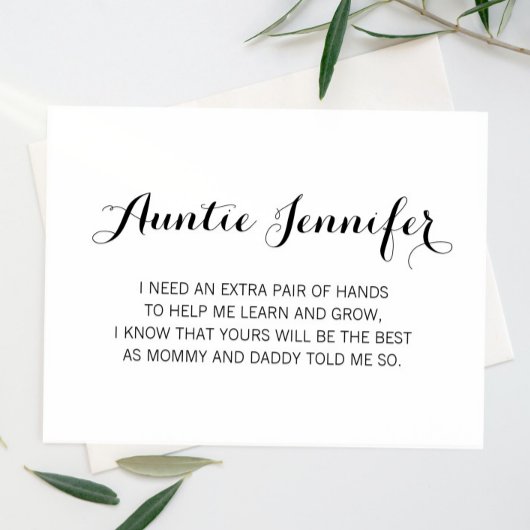 Invitation Elégant Serez-Vous Ma Proposition De Mère