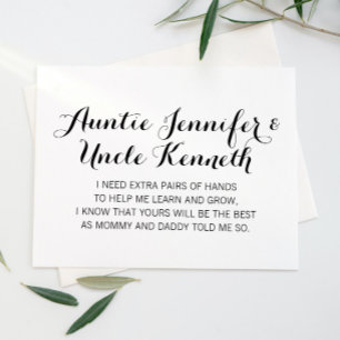 Invitation Elégant Serez-Vous Mes Parents Proposition